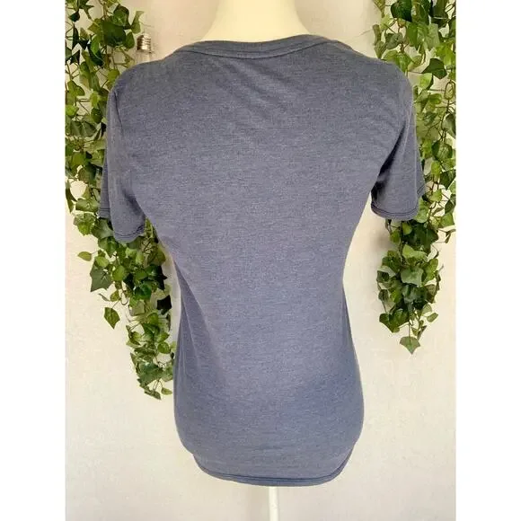 Nike Astros Houston Baseball Gray White & Orange V Neck T Shirt Women's SZ Small - Picture 9 of 10